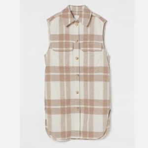 H&M Plaid Vest